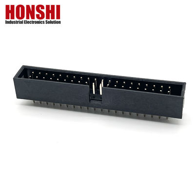 2.54mm Box Header Connector H8.8 40P Electrical Gold Plated Dual Row Connector