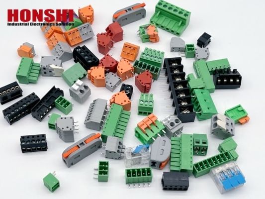 2.5mm 3.5mm không vít đầu cuối khối kết nối PCB mùa xuân đầu cuối khối