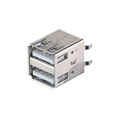 USB 2.0 / 3.0 Jack A Type Male Plug Connector Đồng / Phosphor Vàng vật liệu tiếp xúc