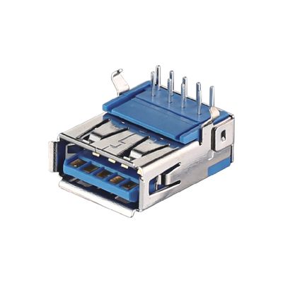 USB 2.0 / 3.0 Jack A Type Male Plug Connector Đồng / Phosphor Vàng vật liệu tiếp xúc
