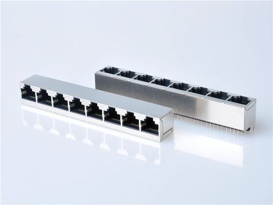 8p8c RJ45 Ethernet Connector 1x1 Cổng nữ RJ45 Jack không có nam châm