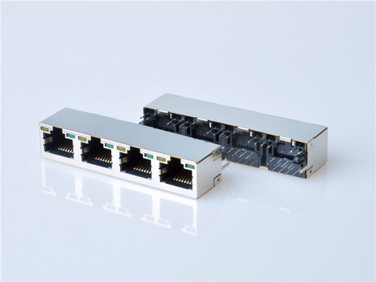 8p8c RJ45 Ethernet Connector 1x1 Cổng nữ RJ45 Jack không có nam châm