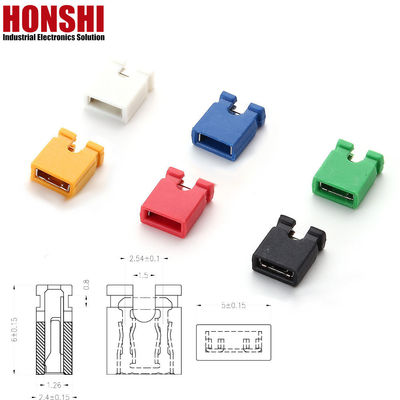 Chiếc xe ô tô Mini Jumper Connector Board to Board Female Socket 1.27mm 2mm 2.54mm Pitch Black Red Yellow với Ni Plating