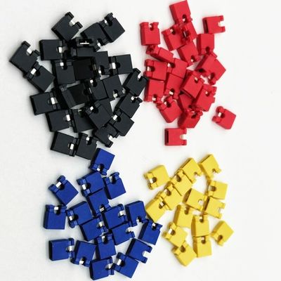 3A-5A 2.54mm Pitch Mini Jumper Height 6.0mm Đỏ Xanh Vàng Vàng Đen với Open Form Capping