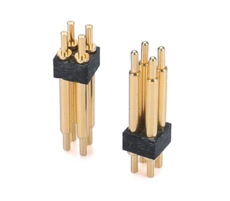 3.0mm 2pin Đàn ông Pogopin Đơn hàng góc phải Dip Pogo Pin kết nối chống nước