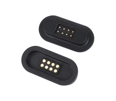 High Current Magnetic Pogo Pin Connector 1A 2A 3A 5A 10A Nạp mùa xuân