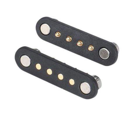High Current Magnetic Pogo Pin Connector 1A 2A 3A 5A 10A Nạp mùa xuân