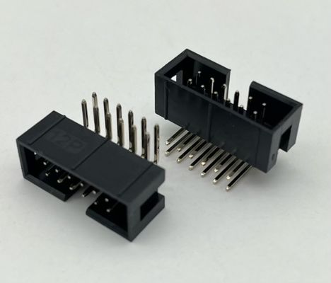 Đường góc phải hộp tiêu đề kết nối DIP PCB DC3 12 chân tiêu đề 2.54mm Pitch