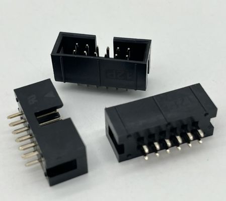 2.54mm trực tiếp hộp tiêu đề kết nối 12 pin IDC hộp tiêu đề 2x6p