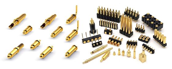 Tùy chọn 2.54mm Pitch Spring Loaded Pogo Pin Connector Dip Type Header nữ 10 pin