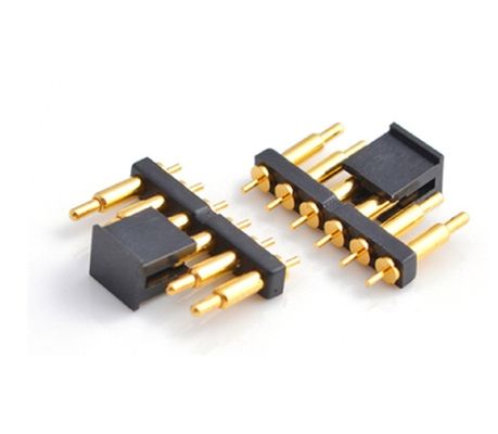 Tùy chọn 2.54mm Pitch Spring Loaded Pogo Pin Connector Dip Type Header nữ 10 pin