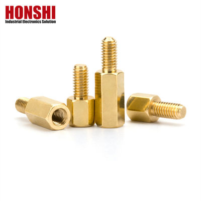 Đơn vị hóa PCB spacers đồng Threaded Hexagon Studs M2.5 M3 M6 nam nữ đứng