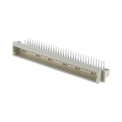 2.54mm DIN 41612 kết nối 64 Pin góc phải pin nữ thông qua lỗ 3 hàng kết nối