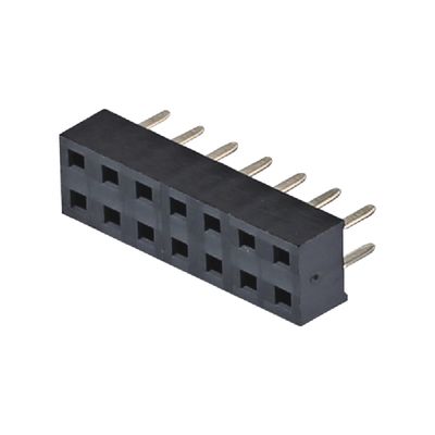 2.0mm H4.3 4.6mm phụ nữ Pin đầu đầu nối góc phải 90 độ 2x2 2x40pin
