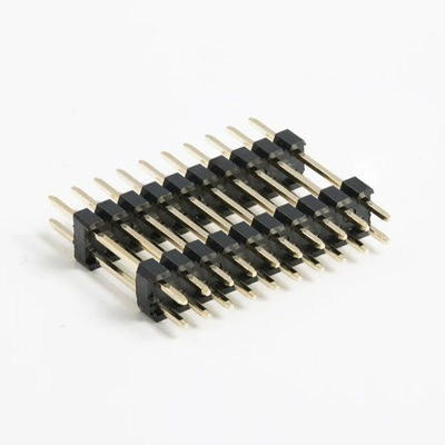 Custom 2.54mm Pitch Pin Header Connector Hai hàng 20 pin 80 pin thẳng dip