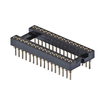 2.54mm nữ đầu pin tròn 8 pin 10 pin 18 pin 28 pin 32 pin 40 pin ổ cắm IC