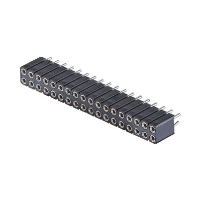 PCB kết nối máy phụ nữ tiêu đề 2.54mm H7.0mm góc phải hai hàng 2-80pin
