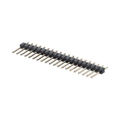 DIN Type 2.0mm Pitch Pin Header Connector thẳng 2 - 40 Pin Single Row Connector