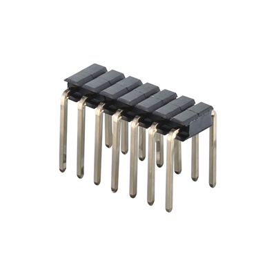DIN Type 2.0mm Pitch Pin Header Connector thẳng 2 - 40 Pin Single Row Connector