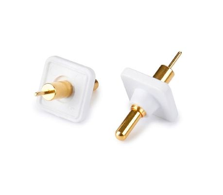 Đàn ông Solder 9,5mm Pogo Pin Connector đồng 3,2mm chiều cao xuân nạp vàng