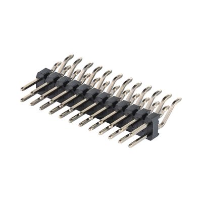 DIN Type 2.0mm Pitch Pin Header Connector thẳng 2 - 40 Pin Single Row Connector