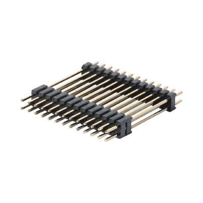 DIN Type 2.0mm Pitch Pin Header Connector thẳng 2 - 40 Pin Single Row Connector