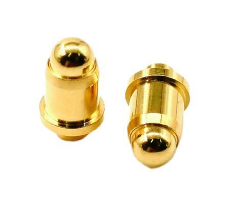 1A Bọc vàng 3-10u đồng Pogo Pin Xuân tải chiều cao 2.5mm Pin Contact Dip