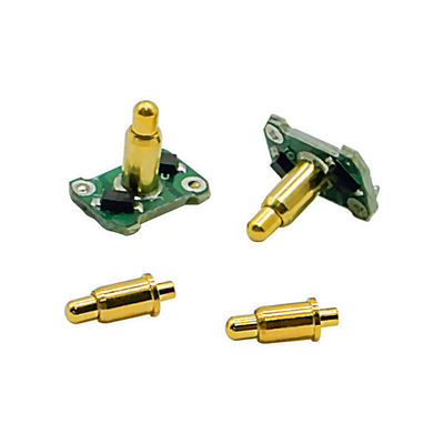 Tùy chỉnh 2.0mm Pitch Brass Pogo Pin 2row 14Pin Spring Loaded Connectors Nam giới