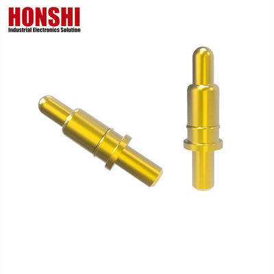 Đàn ông thông qua loại lỗ Lưỡi liềm Loaded Pin Connector đồng Pogo Pin 120g lực mùa xuân