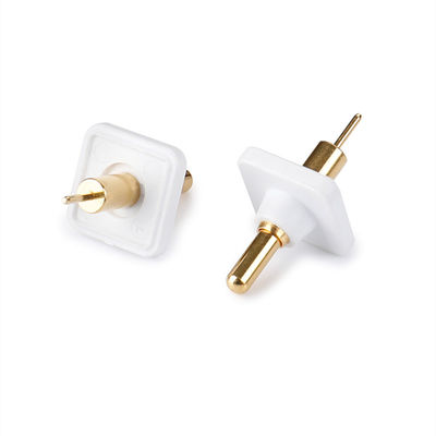 Năng lượng cao 9A pin đồng POGO Pin Connector thông qua lỗ PCB Spring Loaded Pin