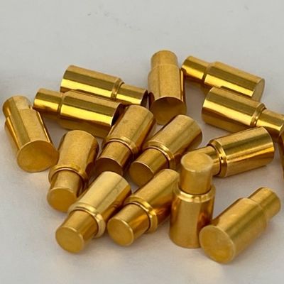 6.0mm C6801 đồng Pogo Pin SMT Connector Lò kiểu mạ vàng tùy chỉnh