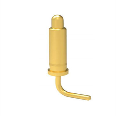 Cao độ 2,54mm 10pin Góc phải Nam Đồng thau được nạp từ tính Đầu nối pin Pogo từ tính