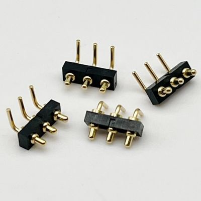 Khách hàng 2.54mm Dip Type 3pin H1.5mm Pogo Pin kết nối cho đầu nối chân xuân