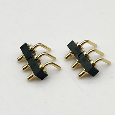 Khách hàng 2.54mm Dip Type 3pin H1.5mm Pogo Pin kết nối cho đầu nối chân xuân