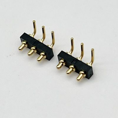 Khách hàng 2.54mm Dip Type 3pin H1.5mm Pogo Pin kết nối cho đầu nối chân xuân