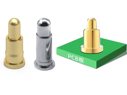 Đồng Pogo Pin Connector 1A Đánh giá hiện tại chính xác chế biến thông qua lỗ Pogo Pin
