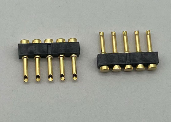 2.54mm Pitch Pogo Pin Connector Solder Type nữ Pogo Pin 1x05P