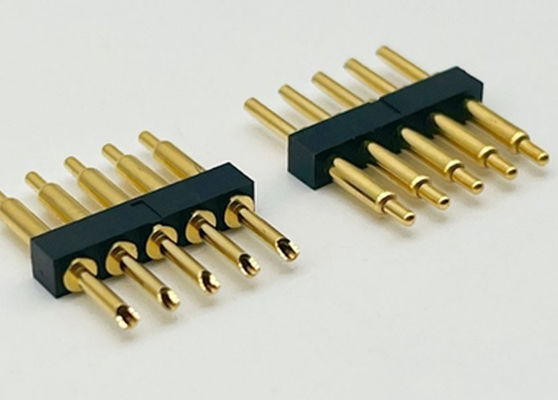 Load Type Pogo Pin Connector 2.54mm Pitch 1x5P Nam Loaded Pogo Pin