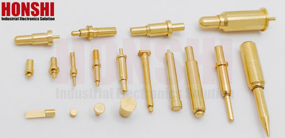 Loại sợi Pogo Pin Connector Brass Dia8.0 Spring Loaded Pogo Pin