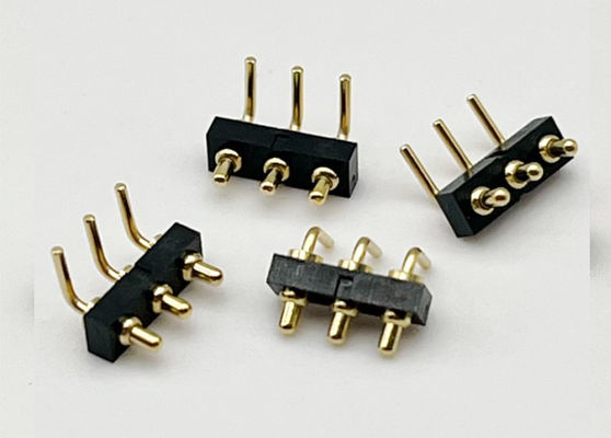 Khách hàng 2.54mm Dip Type 3pin H1.5mm Pogo Pin kết nối cho đầu nối chân xuân
