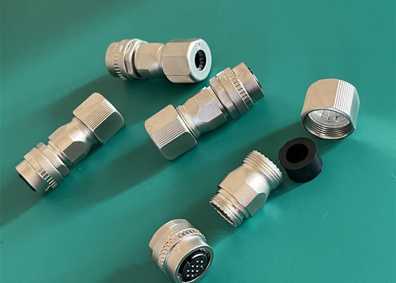2 pin 10 pin dây tròn kết nối Servo Encoder Nam kết thúc hàn