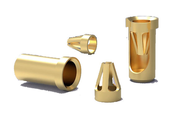 Các bộ phận trục xoay CNC được gia công bằng đồng cho các ứng dụng truyền điện đòi hỏi cao
