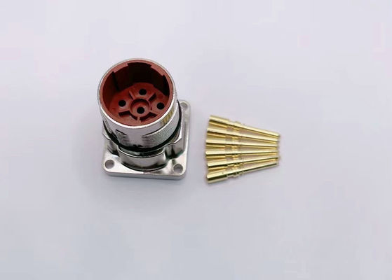 M23 Power Circular Wire Connector 6 Pin Servo Encoder Phụ nữ nam Crimp Wire plug