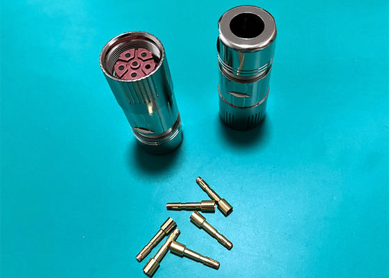 M23 Power Circular Wire Connector 6 Pin Servo Encoder Phụ nữ nam Crimp Wire plug