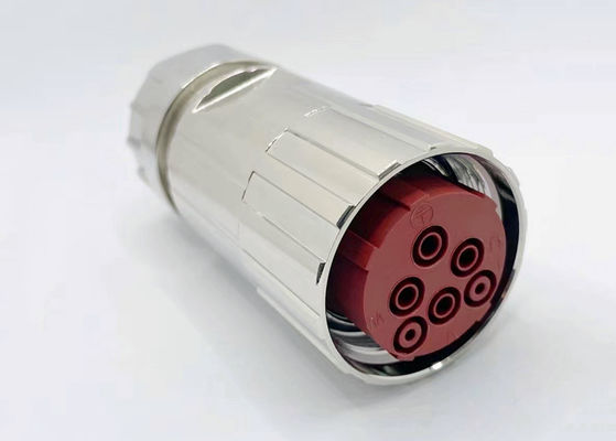 Bộ kết nối điện hình tròn M40 6 Pin Servo Encoder Chiếc cắm dây cắm nữ