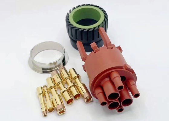 Bộ kết nối điện hình tròn M40 6 Pin Servo Encoder Chiếc cắm dây cắm nữ
