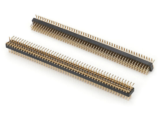 1.27mm 2,0mm 2,54mm Round Pin Header PCB Connector Machineed Pin Header SMT Type
