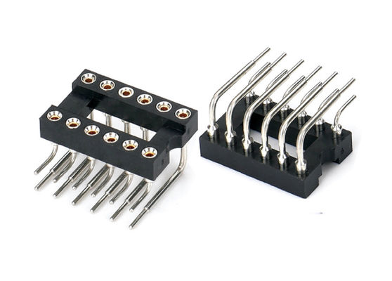 2.54mm IC Socket Round Female Header connector SMT Type 6Pin 10Pin 28Pin qua 64Pin