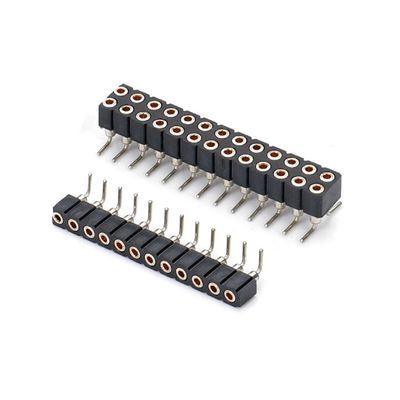 2.54mm Hai hàng H7.0mm 10.0mm thẳng đồng máy tròn đầu phụ nữ kết nối
