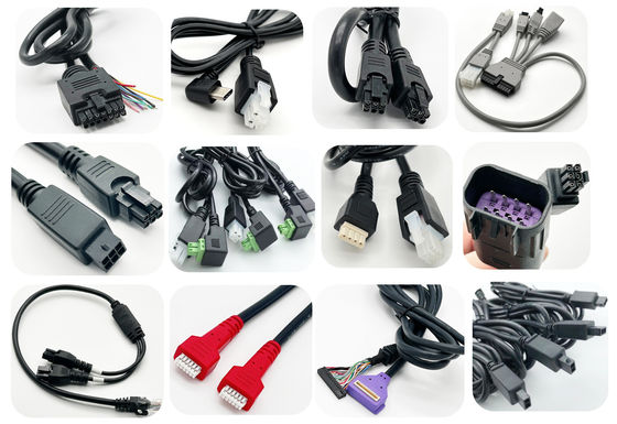 3.0 mm Pitch hình chữ nhật cáp Molex Mini-Fit 8Position Crimp Connector Molded Cable